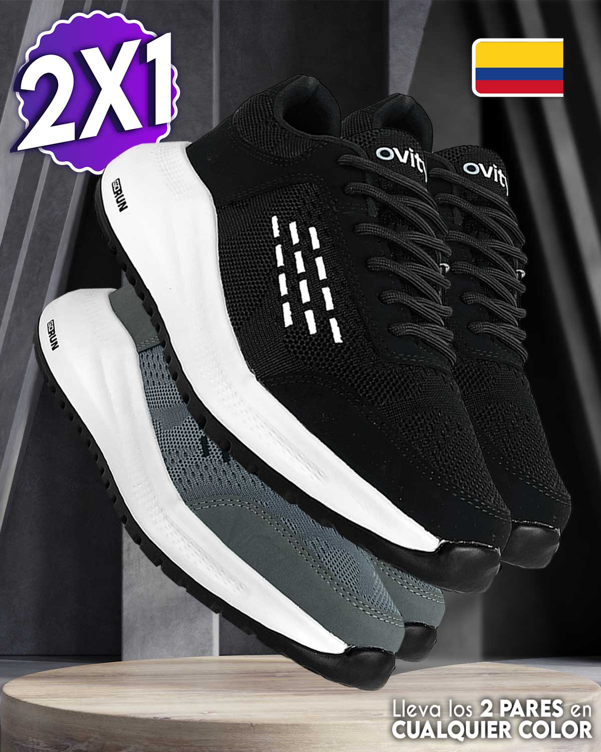 GoRun!® 2X1 2026 - Zapatillas ultra confortables Lleva 1 Par y de regalo llevas 1 Par adicional ¡GRATIS!